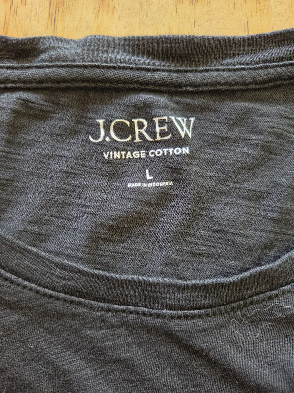 J. Crew Black Long-Sleeve Crewneck Tee